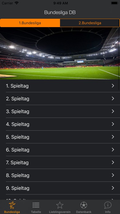 Bundesliga DB Screenshot