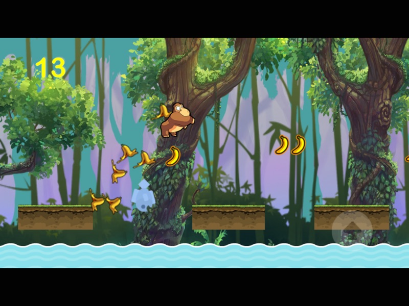 jogo da macaco comer banana na floresta animal screenshot 7