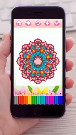 Game screenshot Adults Coloring Book Color Pigment Therapy Page apk