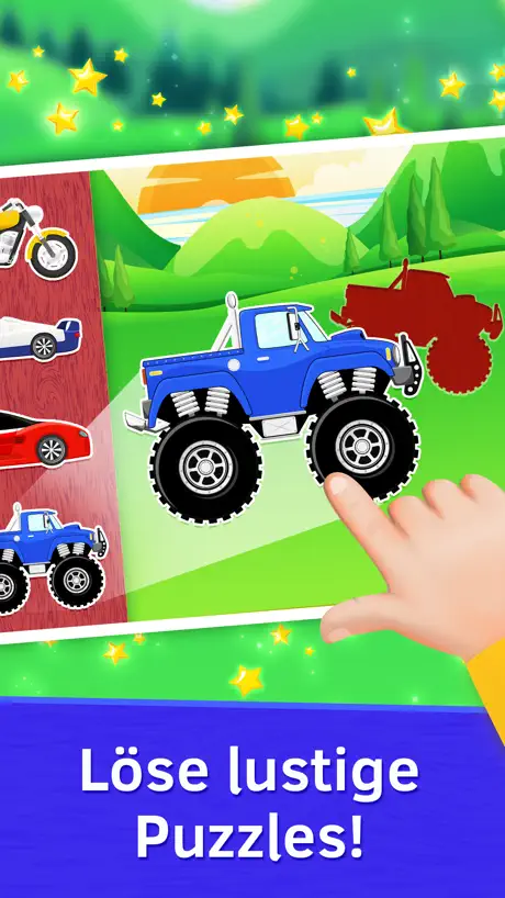 Auto Puzzle Spiele für Kindern ab 2 Jahre