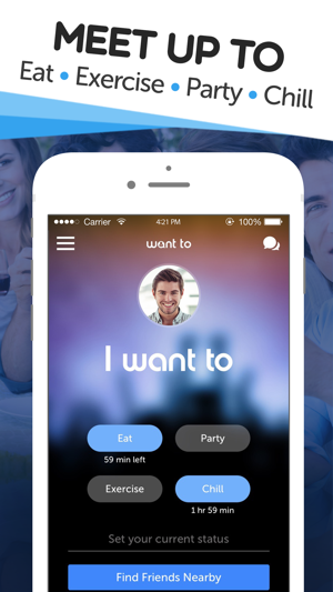 Want To - Find Friends & Meet New People Near You!(圖2)-速報App
