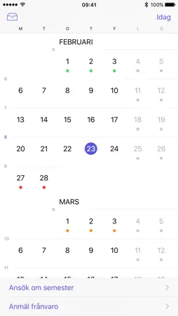 Ledighet screenshot 1