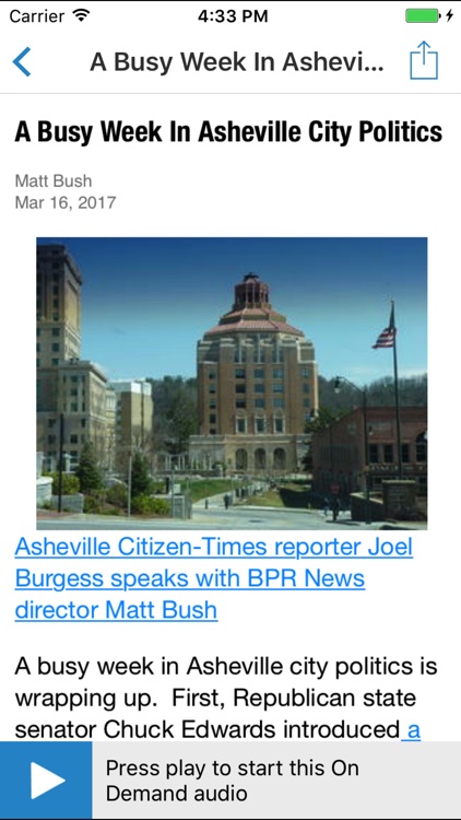 Blue Ridge Public Radio App screenshot-4