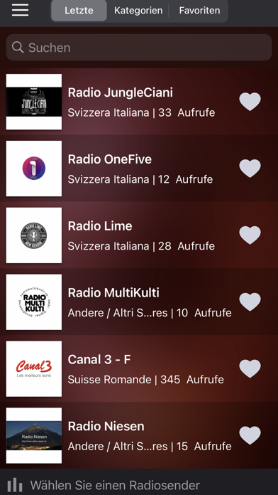 Radio Schweiz - Swiss Radios Screenshot