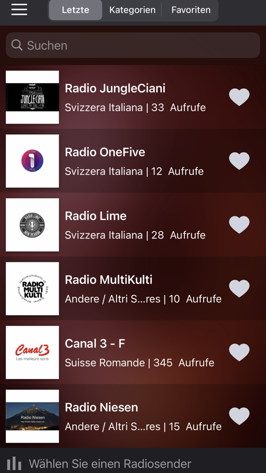 Radio Schweiz - Swiss Radios - 4.7 - (iOS)