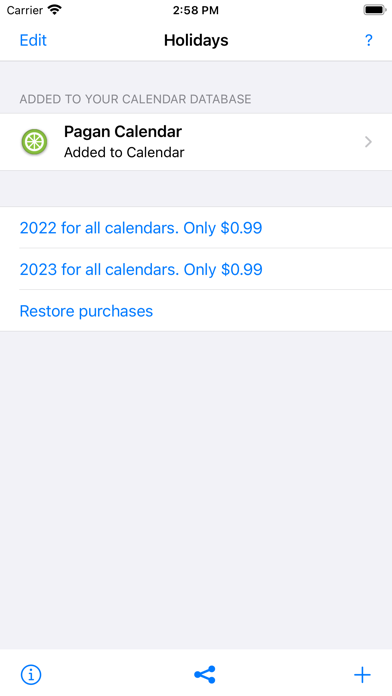Singapore Public Holidays 2023 Screenshot