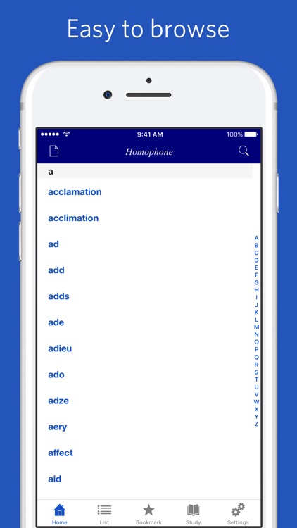 Homophone Dictionary