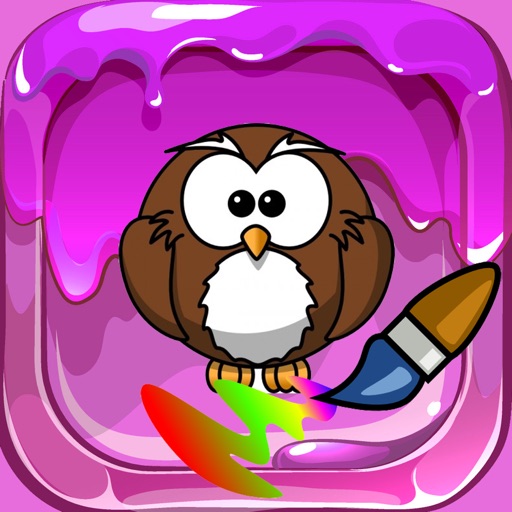 Animal Coloring Pages Education For Kids Icon