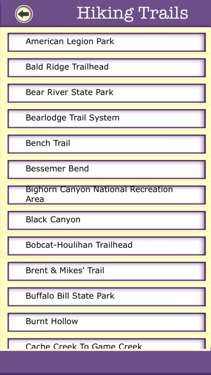 Wyoming Camping & Hiking Trails,State Parks