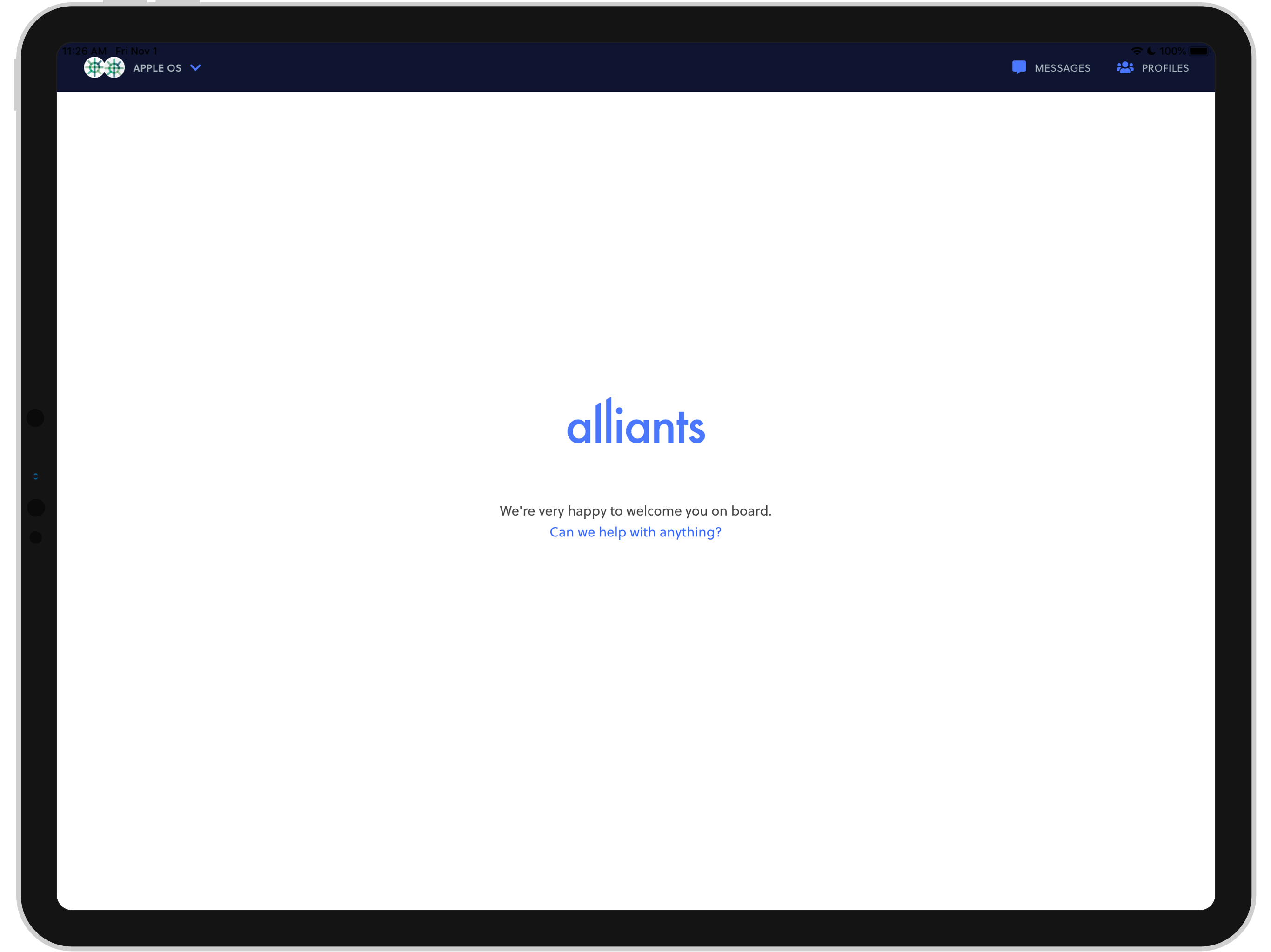 Alliants Staff App