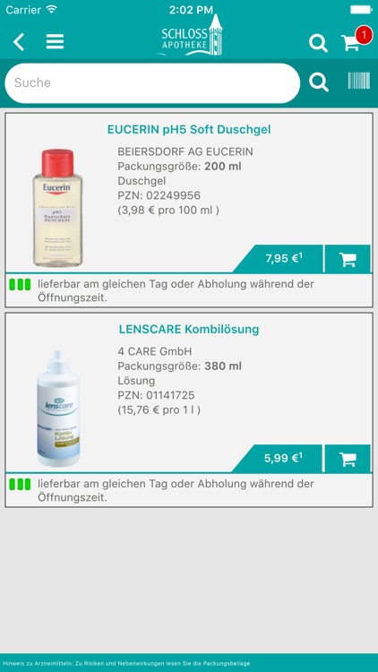 Schloss-Apotheke Rust screenshot-3