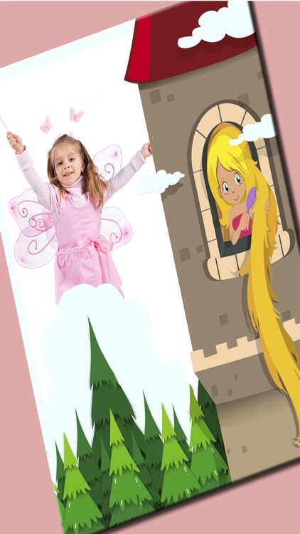 Fairy princess photo frames for kids – Editor screenshot-3