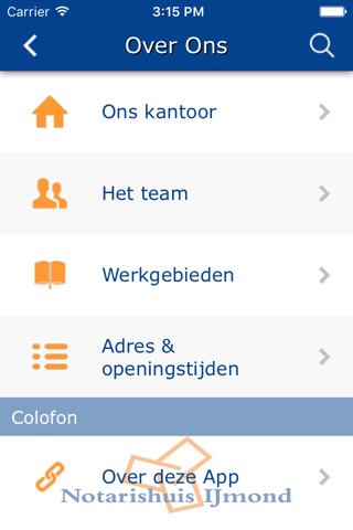 Notarishuis IJmond screenshot 2