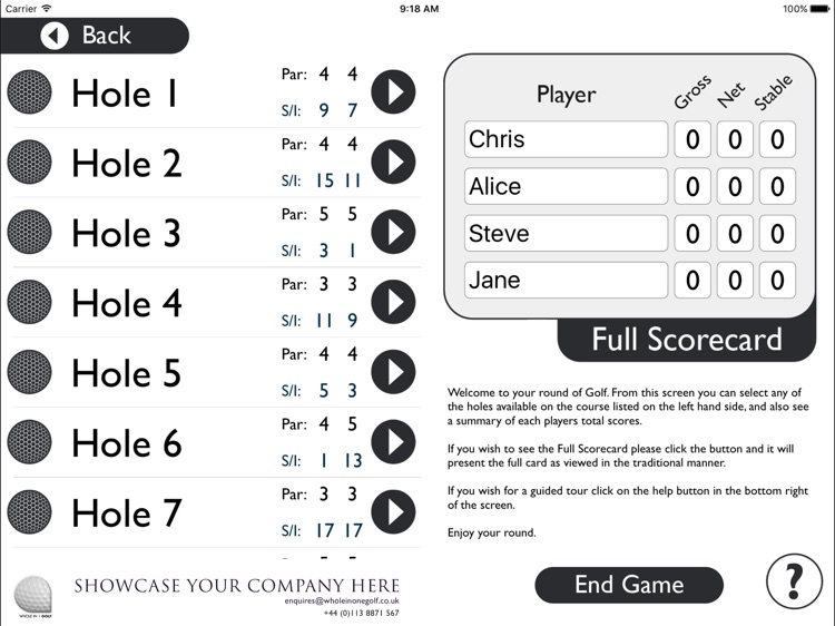 Woodlake Park Golf Club - Buggy