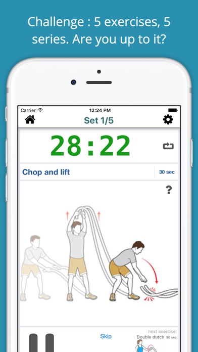 Battle Rope Challenge Workout PRO Screenshot