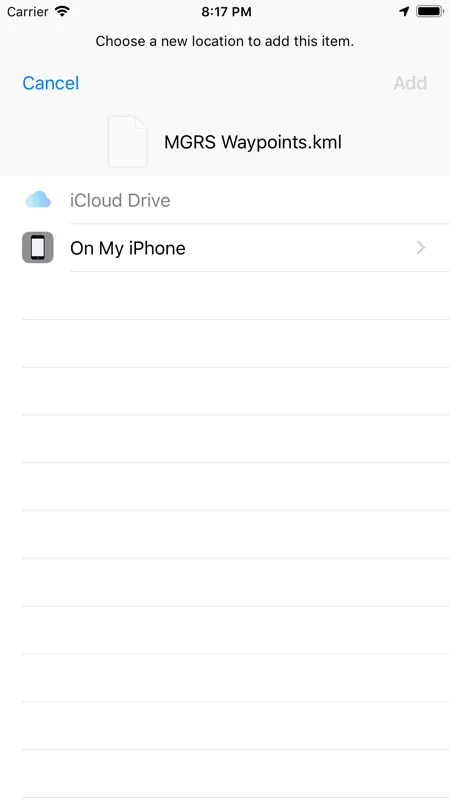 MGRS GPS screenshot 3 of 5