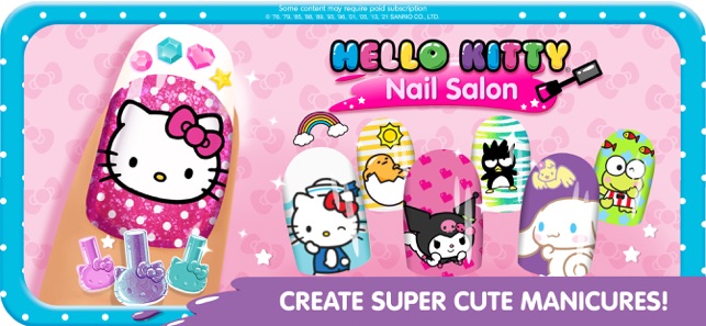 Hello Kitty Nail Salon em Jogos na Internet