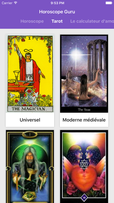 Screenshot #2 pour Daily horoscope & Tarot