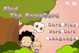 Game screenshot Find the Same Card [ Learn English Word ] mod apk