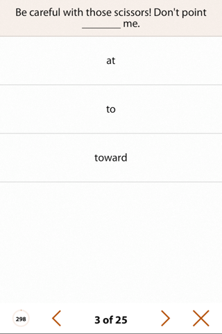 Test Your Prepositions screenshot 3