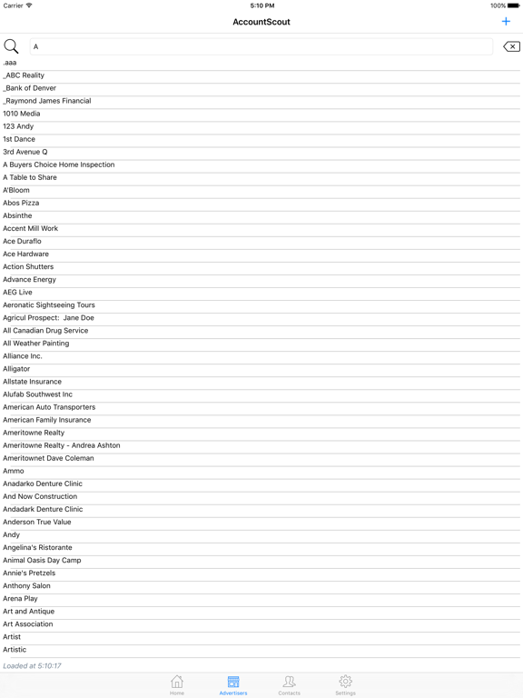 AccountScout iPad screenshot 4 - Business app