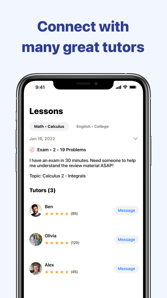 #4. Kadama - Find a Tutor (iOS) 由: Kadama