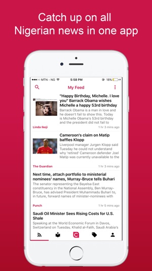 Catchup - News, Newspapers and Blogs from Nigeria(圖1)-速報App