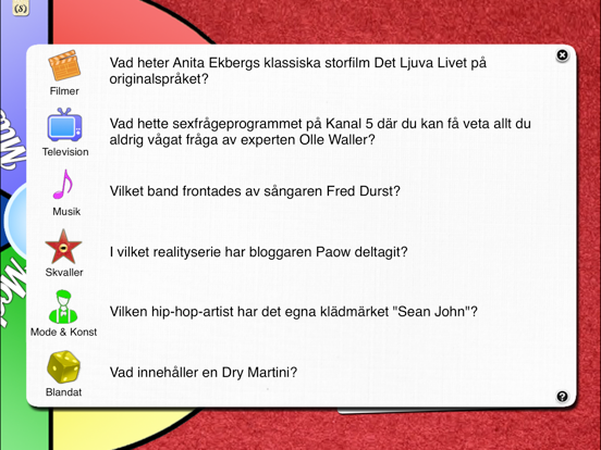 Screenshot #5 pour Snille Nöje - Det stora frågespelet