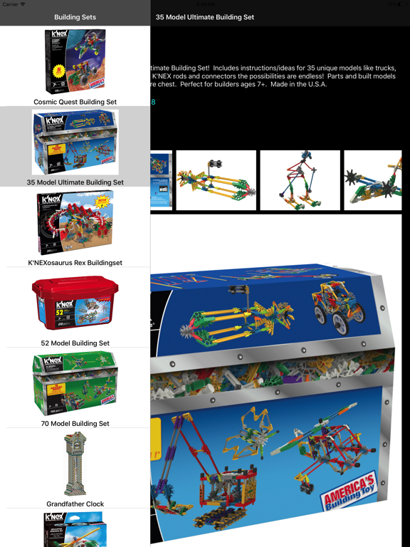 Screenshot #4 pour Unofficial K'Nex Instructions