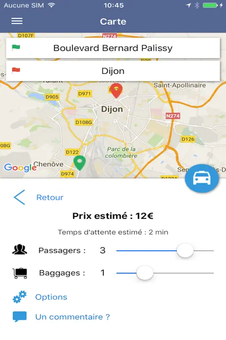 Taxi Dijon
