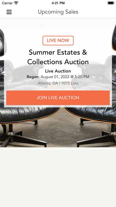 Ahlers & Ogletree Auctions Screenshot