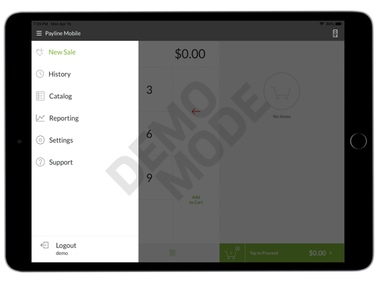 Payline Mobile iPad screenshot