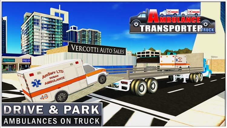 Ambulance Transporter Truck & Lorry Driving Sim screenshot-4