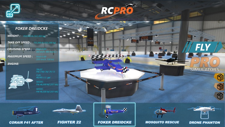 RC Pro Remote Controller Flight Simulator 4K