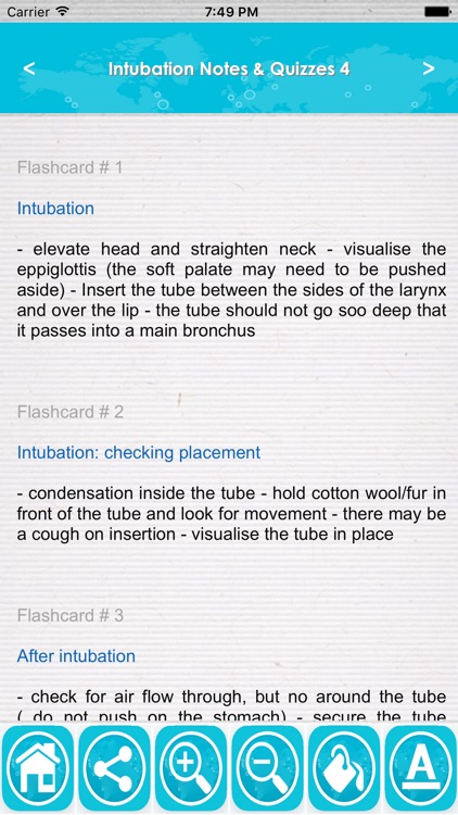 Intubation Course Prep : flashcards, Notes & Quiz screenshot-3