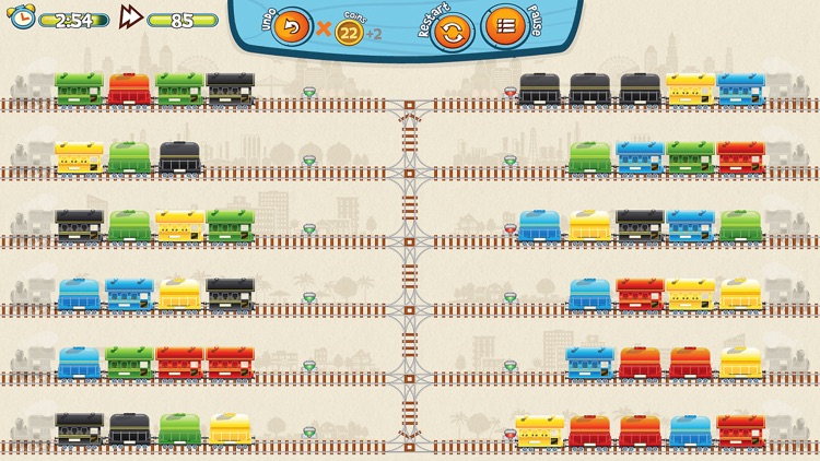 Train Mix  challenging puzzle