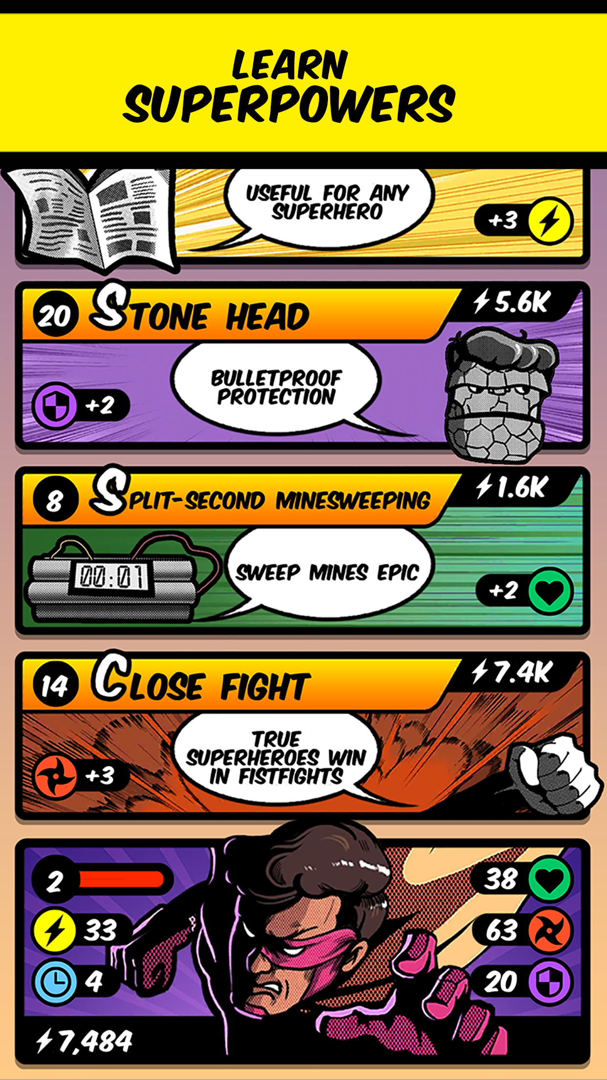 Superhero Clicker screenshot 2