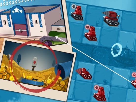 Tiny Blues Vs Mini Reds iPad screenshot 4 - Games app