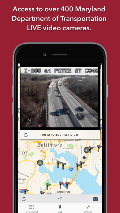 Screenshot #2 pour Maryland Roads Traffic