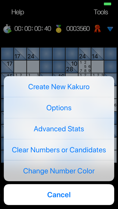 Kakuro u Screenshot