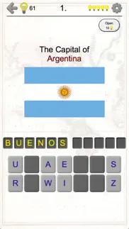 american countries and caribbean: flags, maps quiz iphone screenshot 2