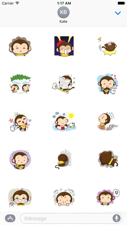 Naughty Monkey Stickers