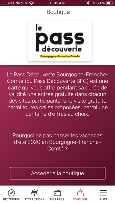 Pass Découverte Screenshot