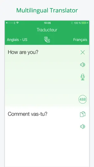 Capture d'écran de Dictionnaire Anglais Français+ sur iPhone 2