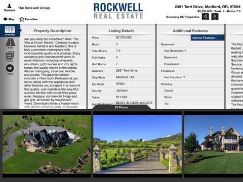 Rockwell Real Estate App for iPad screenshot 4