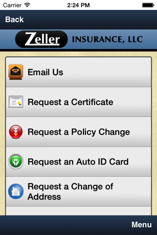 Zeller Insurance LLC screenshot 2