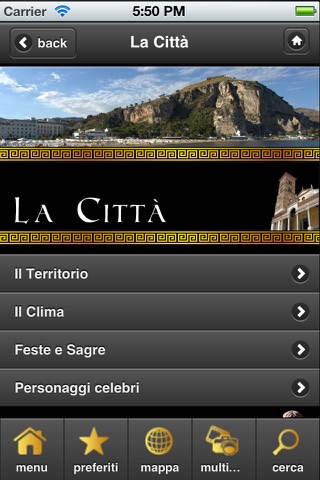 iCicero Terracina screenshot 2