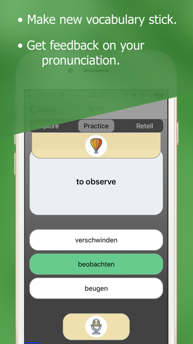 Mit Witzen Deutsch lernen Screenshot