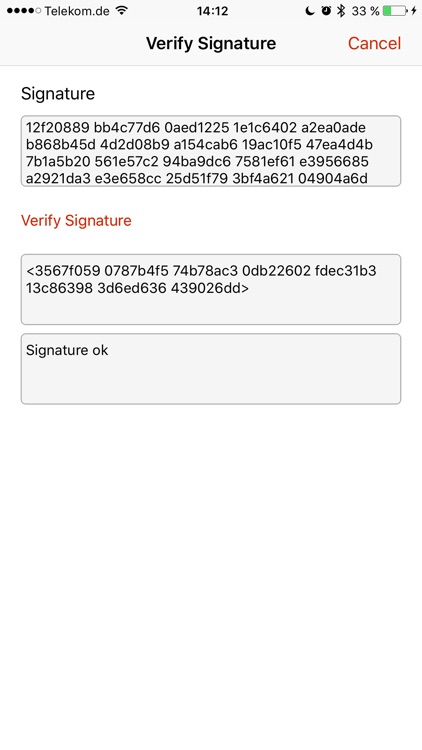 Crypto Keychain Sample screenshot-4