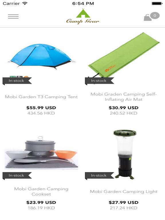 Screenshot #4 pour Camp Gear: Shop & Buy Camping Top Hiking Supplies
